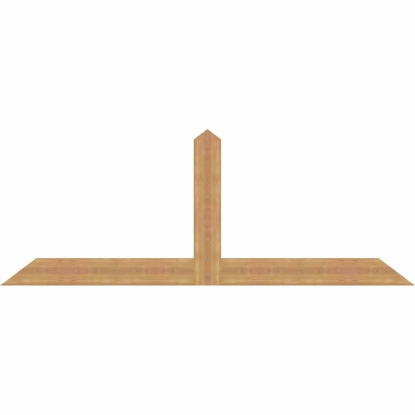 Ekena Millwork Portland Smooth Timber Gable Bracket, Western Red Cedar, 84"W x 31"H x 1 1/2"D x 5 1/2"F, 9/12 Pitch GBW084X31X0206POR00SWR - main